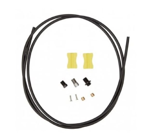 BUŽIR KOČNICE SHIMANO SM-BH90-JK-SSR, 1000MM CRN, CONNECTING VIJAK X 3 (ST SIDE 2 TIP, BR SIDE 1 TIP), OLIVA I INSERT, UKLJ. TL-BH61, IND.PACK - Slika 2