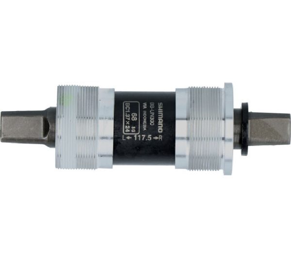 OSOVINA POGONA SHIMANO BB-UN300, SPINDLE:SQUARE TYPE, SHELL:BSA 68MM, SPINDLE:117.5MM, BEZ VIJAKA,, BULK
