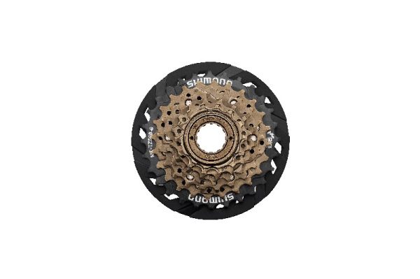 LANČANIK NAVOJNI SHIMANO TOURNEY MF-TZ500-6-CP, 6 BRZINA, 14-16-18-21-24-28Z, SA ŠTITNIKOM ŽBICA, BULK