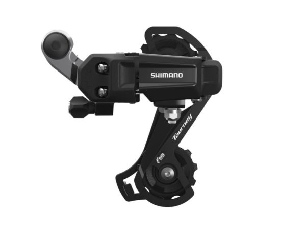 MJENJAČ STRAŽNJI SHIMANO RD-TY200, TOURNEY, GS 6/7-SPEED, W/RIVETED ADAPTER(ROAD), BLACK, BULK