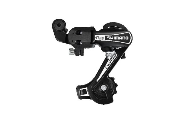MJENJAČ ZADNJI SHIMANO TOURNEY, RD-TY21-A-GS, 6 BRZINA, DIRECT ATTACHMENT, CRN, BULK