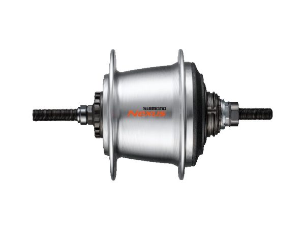 GLAVČINA ZADNJA SA UNUTRANJIM BRZINAMA SHIMANO NEXUS SG-C3001-7R, 7 BRZINA, 32R, 130X182MM, ZA ROLLER KOČNICU, SREBRNA, BULK
