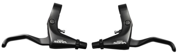 RUČICA KOČNICE SHIMANO SORA BL-3500, DESNA I LIJEVA, ZA FLAT CESTOVNI VOLAN TIP, MEHANIČKA RUČICA KOČNICE, SAJLA MJENJAČA 800/900MM, BUŽIR MJENJAČA 1400/1600MM CRN, IND.PACK