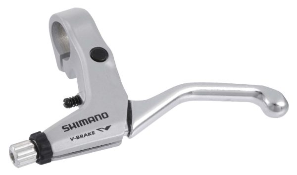 RUČICA KOČNICE SHIMANO BL-M421, LIJEVA, TIP NA SAJLU, 2 PRSTA, SREBRNA, IND.PACK