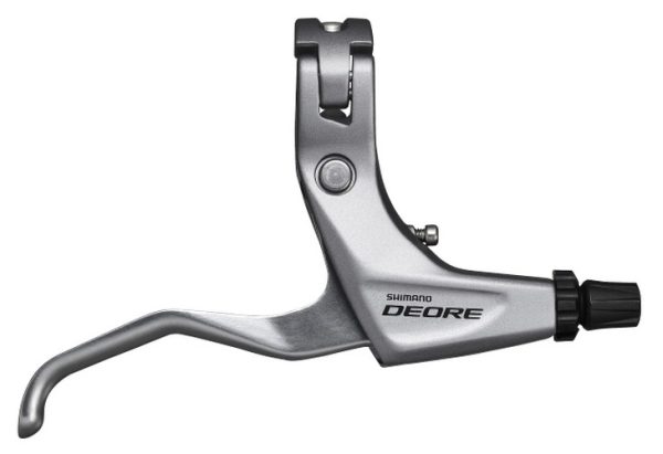 RUČICA KOČNICE SHIMANO DEORE BL-T610, DESNA, TIP NA SAJLU, 2 PRSTA, SREBRNA, IND.PACK
