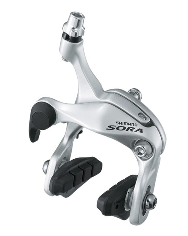 KOČNICA CESTNA SHIMANO SORA BR-3400, ZADNJA, CS49, KOČIONA OBLOGA R50T2, PIVOT VIJAK 12.8MM, SUNKEN NUT 10.5MM, IND.PACK