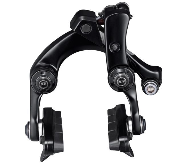 KOČNICA CESTNA SHIMANO DURA-ACE BR-R9110-R, ZADNJA, MONTAŽA POD BB, KOČIONA OBLOGA R55C4 (ZA KARBONSKI OBRUČ), IND.PACK