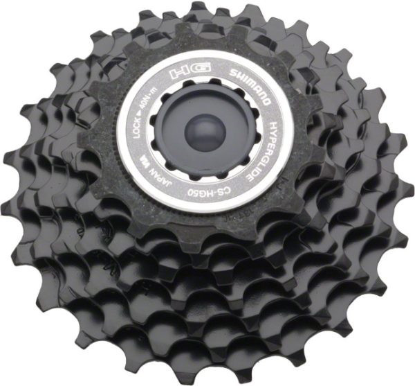 LANČANIK KASETNI SHIMANO CS-HG50, 7 BRZINA, 13-14-15-16-17-19-21Z (J), CRN, IND.PACK