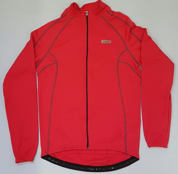 MAJICA DUGI RUKAV SHIMANO LONG SLEEVE FLAT SEAMS SCARLET RED/ZINC