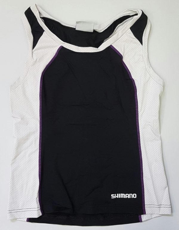 MAJICA SHIMANO INDOOR TOP LADIES BLACK/NEUTRAL GREY/PINK