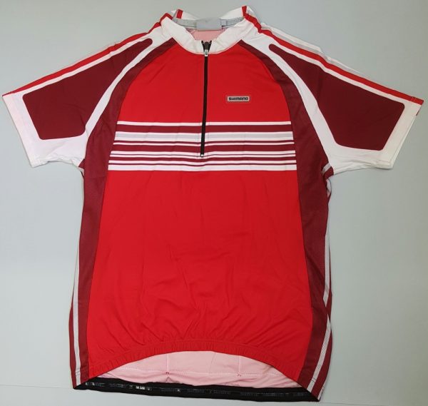 MAJICA KRATKI RUKAV SHIMANO PRINT SHORT SLEEVE SCARLET RED/DEEP RED/WHITE/VAPOR