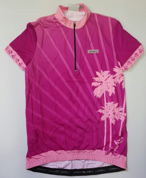MAJICA KRATKI RUKAV SHIMANO LADIES SHORT SLEEVE WILD ASTER/BEGONIA PINK