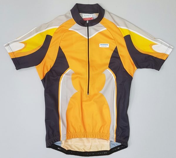 MAJICA KRATKI RUKAV SHIMANO PRINT SHORT SLEEVE GOLD CANYON/STEEL GREY/STORM GREY/CYBER YELLOW