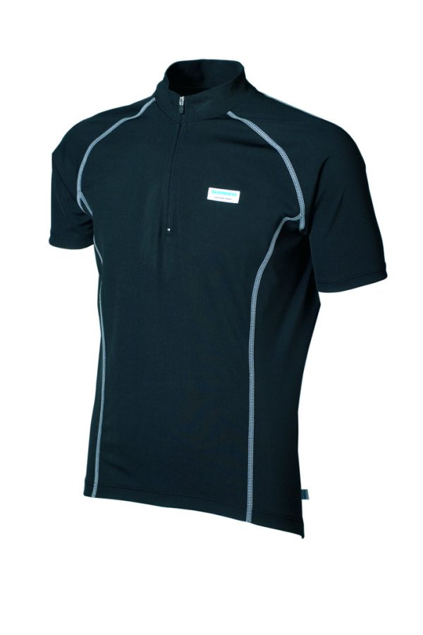MAJICA KRATKI RUKAV SHIMANO SHORT SLEEVE FLAT SEAMS BLACK