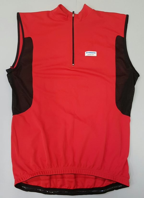 MAJICA BEZ RUKAVA SHIMANO SLEEVELESS SCARLET RED
