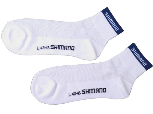 ČARAPE SHIMANO LOW ANKLE WHITE/STRONG BLUE