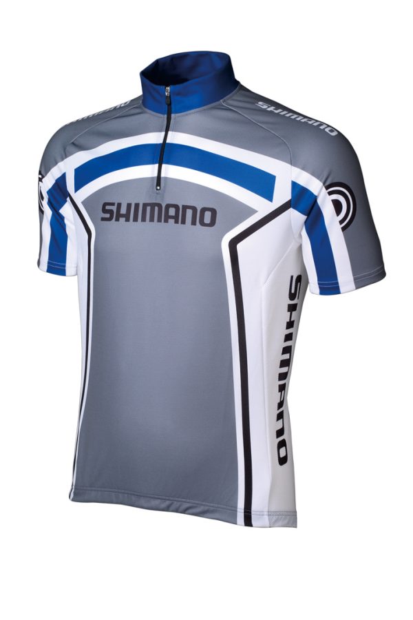 MAJICA KRATKI RUKAV SHIMANO SHORT SLEEVE FROST GREY/WHITE/STRONG BLUE/BLACK