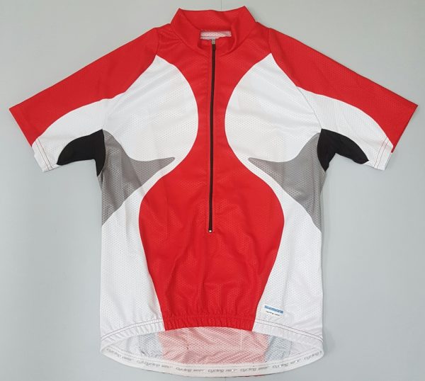 MAJICA KRATKI RUKAV SHIMANO PRINT SHORT SLEEVE SCARLET RED/WHITE/BLACK