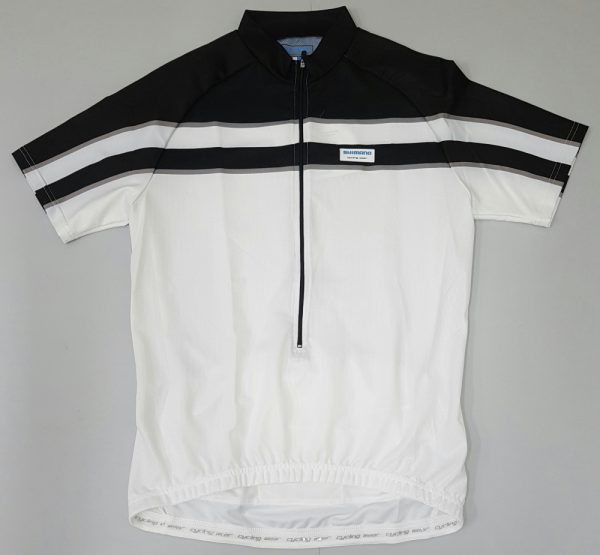 MAJICA KRATKI RUKAV SHIMANO PRINT SHORT SLEEVE WHITE/BLACK