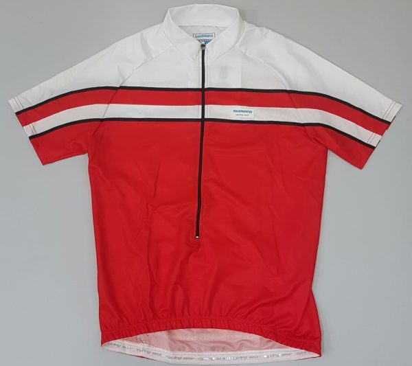 MAJICA KRATKI RUKAV SHIMANO PRINT SHORT SLEEVE SCARLET RED/WHITE