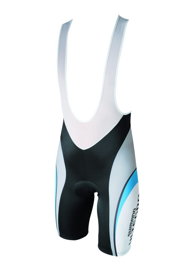 HLAČE KRATKE SA TREGERIMA SHIMANO ORIGINALS ULTEGRA BLACK/BLUE/WHITE/WHITE