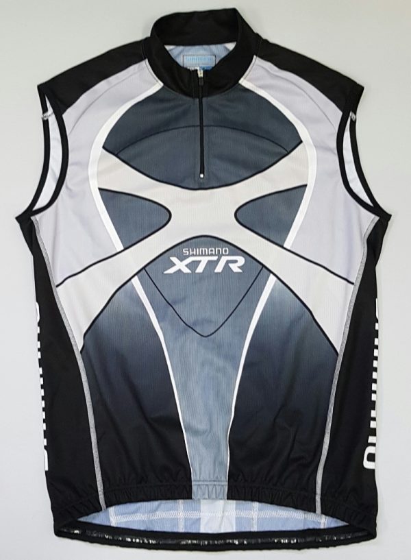 MAJICA BEZ RUKAVA SHIMANO XTR SLEEVELESS BLACK/WHITE/WHITE
