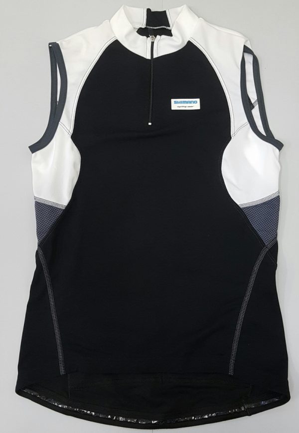 MAJICA BEZ RUKAVA SHIMANO LADIES SLEEVELESS BLACK/WHITE