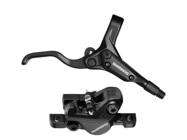 KOČNICA DISK SASTAVLJENA SHIMANO BL-M396L(R) BR-M395L(R), HIRAULIČNA, BEZ ADAPTERA, RESIN PLOČICE, BUŽIR SM-BH59 1700MM CRN, BEZ OLIVE I INSERTA, CRNA, IND.PACK