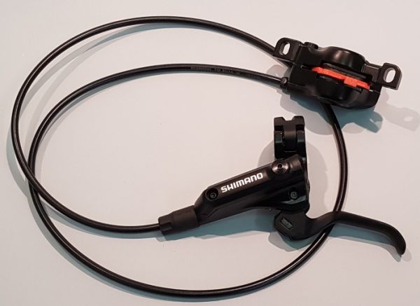 KOČNICA DISK SASTAVLJENA SHIMANO DEORE BL-M506L(L) BR-M447L(F), HIDRAULIČNA, BEZ ADAPTERA, RESIN PLOČICE, BUŽIR SM-BH59 1000MM CRN, BEZ OLIVE I INSERTA, CRNA, IND.PACK