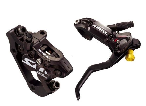 KOČNICA DISK HIDRAULIČNA SASTAVLJENA SHIMANO SAINT, BL-M810(L), BR-M810(F),UKLJ. SM-MA-F203P/P, METALNE PLOČICE, BEZ ROTORA 203MM, SM-BH80-SB 900MM, BULK