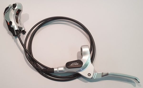 KOČNICA DISK HIDRAULIČNA SASTAVLJENA SHIMANO ALFINE, BL-S500(L) BR-S500(F) SA ADAPTEROM ZA STD(RING),RESIN PLOČICE,BEZ ROTORA,SM-BH59 1000MMADDITIONAL OLIVA I INSERT, BULK