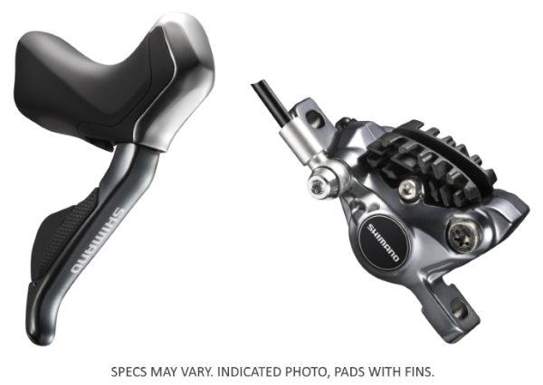 KOČNICA DISK SASTAVLJENA SHIMANO ST-R785(R) BR-RS785(R), HIDRAULIČNA, BEZ ADAPTERA, RESIN PLOČICE (SA HLADNJAKOM), BUŽIR SM-BH59 1700MM CRN, BEZ OLIVE I INSERTA, IND.PACK