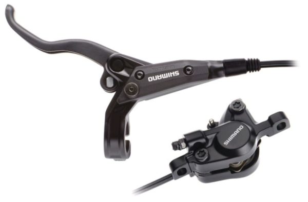 KOČNICA DISK SASTAVLJENA SHIMANO BL-T445L(R) BR-M446L(R), HIDRAULIČNA, BEZ ADAPTERA, RESIN PLOČICE, BUŽIR SM-BH59 1700MM CRN, BEZ OLIVE I INSERTA, CRNA, IND.PACK