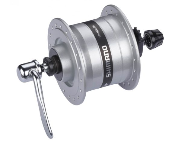 GLAVČINA SA DINAMOM SHIMANO DH-3N31-QR, 32R, 6V, 3.0W, OLD 100MM, QR 133MM SREBRN, UKLJ. SM-DH10, SREBRNA, IND.PACK