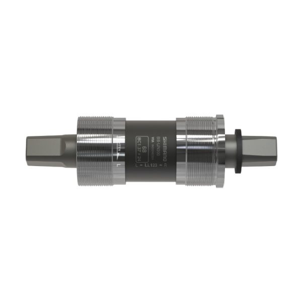 OSOVINA POGONA SHIMANO BB-UN300, SPINDLE:SQUARE TYPE, SHELL:BSA 68MM, SPINDLE:122.5MM(LL123), W/O FIXING BOLT, IND.PACK
