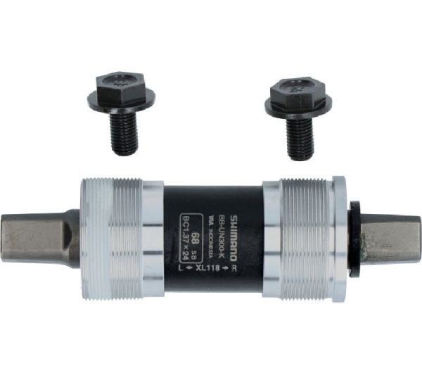 BOTTOM BRACKET, BB-UN300-K, ZA CHAINCASE, SPINDLE:SQUARE TYPE, SHELL:BSA 68MM, SPINDLE:XL118, SA VIJCIMA, IND.PACK