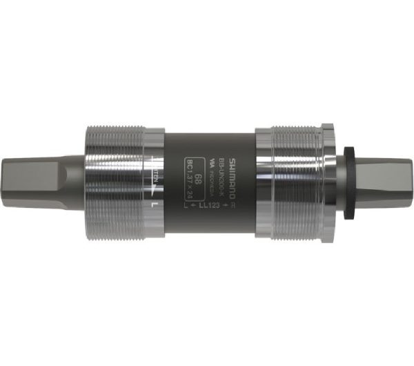 OSOVINA POGONA SHIMANO BB-UN300-K, ZA CHAINCASE, SPINDLE:SQUARE TYPE, SHELL:BSA 68MM, SPINDLE:122.5MM(LL123), BEZ VIJAKA, UKLJ. 0.7MM SPACER, IND.PACK