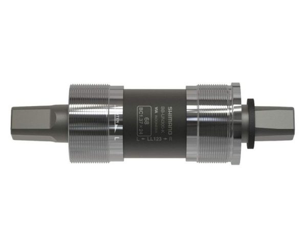 OSOVINA POGONA SHIMANO BB-UN300-K, FOR CHAINCASE, SPINDLE:SQUARE TYPE, SHELL:BSA 68MM, SPINDLE:127.5MM(D-EL), W/O FIXING BOLT,IND.PACK