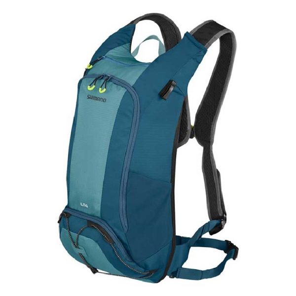 RUKSAK SHIMANO UNZEN 14, TRAIL DAYPACK, 14L, W/HYDRATION, AEGEAN BLUE (17)