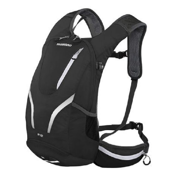 RUKSAK SHIMANO ROKKO 12, ALL-ROUND DAYPACK, 12L, W/HYDRATION, BLACK (17)