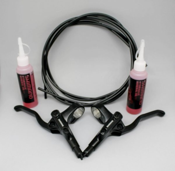 RUČICA KOČNICE SET SHIMANO, BL-MT200, ZA DISK KOČNICE, UKLJ. SM-BH59-JK 1000/1700MM(CRN), ULJE 50CC X2, CRNA, IND.PACK