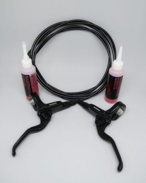 RUČICA KOČNICE SET SHIMANO, BL-MT201, ZA DISK KOČNICE, UKLJ. SM-BH59-JK 1000/1700MM(CRN), ULJE 50CC X2, CRNA, IND.PACK