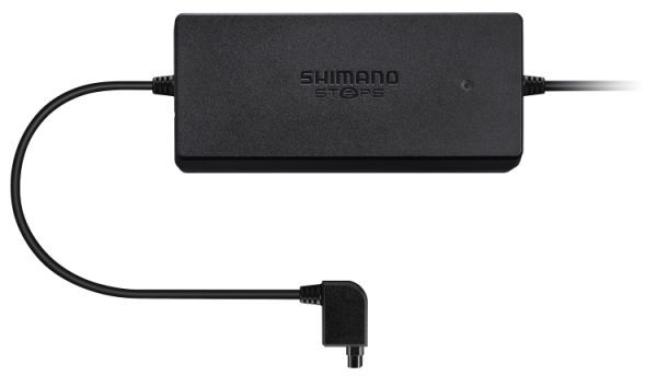 PUNJAČ BATERIJE SHIMANO STEPS EC-E6000-1, ZA BT-E6000/E6010, UGRAĐEN AC NAPONSKI KABEL ZA EU, ADAPTER ZA BATTERY CONNECTER, IND.PACK