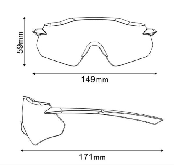 NAOČALE SHIMANO EQUINOX, MATTE BLACK RIDESCAPE ROAD (22) - Slika 3