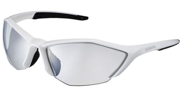 NAOČALE SHIMANO S61R-PH METALLIC WHITE/BLACK, LENSES PHOTOCHROMIC GREY, SPARE LENSES HYDROPHOBIC YELLOW (16)