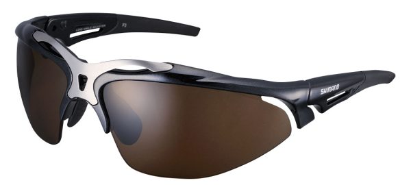 NAOČALE SHIMANO CE-S70R, FRAME METALLIC BLACK, LENSES POLARIZED BROWN / CLEAR (13)