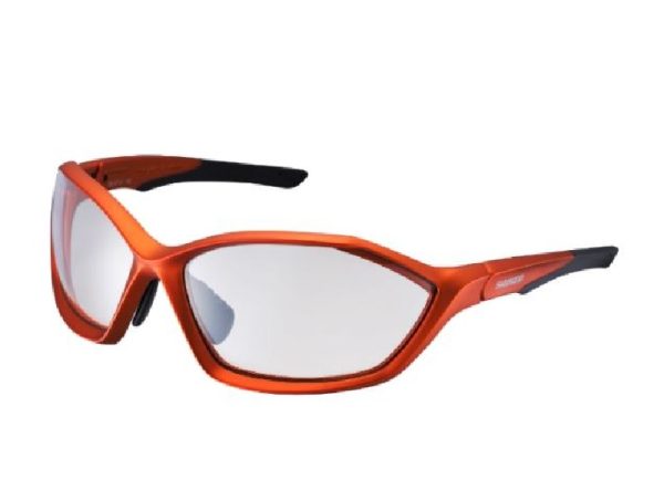 NAOČALE SHIMANO S71X-PH MAT METALLIC ORANGE/BLACK, LENSES PHOTOCHROMIC CLEAR, SPARE LENSES HYDROPHOBIC ORANGE (16)