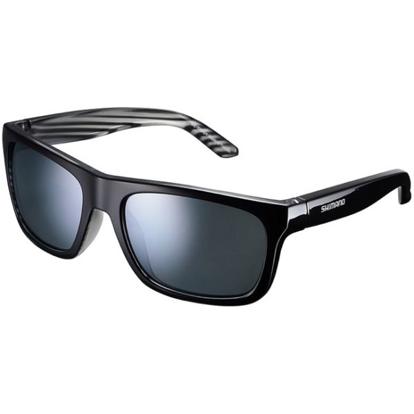 NAOČALE SHIMANO CE-TKYO1MR, OKVIR BLACK LAYERED, LEĆE SMOKE SILVER MIRROR (18)