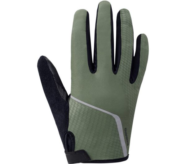 RUKAVICE SHIMANO ORIGINAL DUGI PRSTI DARK GREEN (SS18)