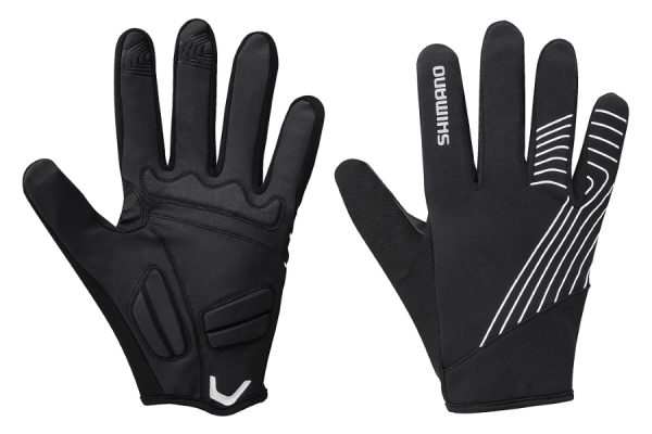 RUKAVICE SHIMANO LIGHT WINTER, LONG FINGER, UNISEX, BLACK (W1314)